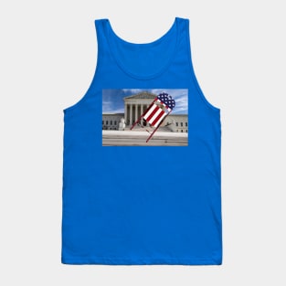 Folding Chair To The Supreme Court - American - Front Tank Top